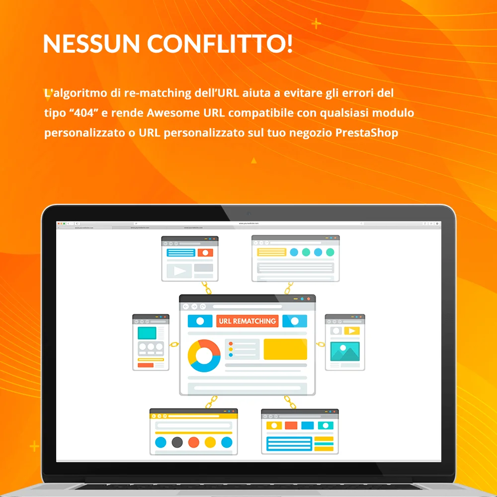 Il modulo di URL e reindirizzamento PrestaShop è compatibile con tutti i moduli personalizzati o URL personalizzate