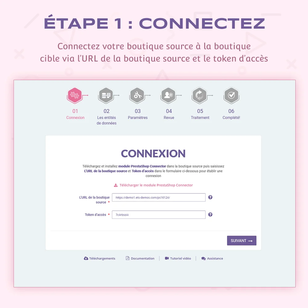 Présenter le module de migration PrestaShop
