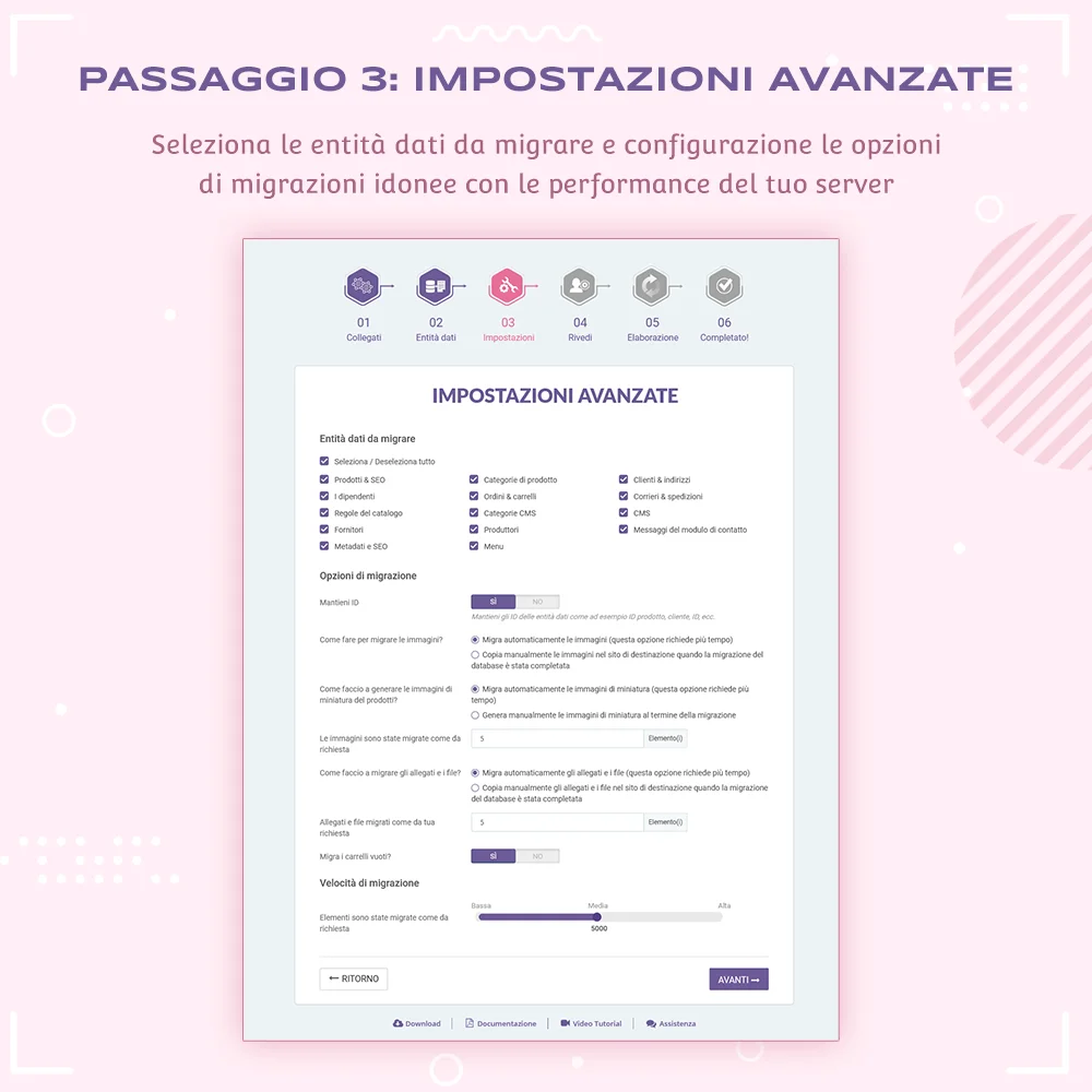 Presentare il modulo di migrazione PrestaShop