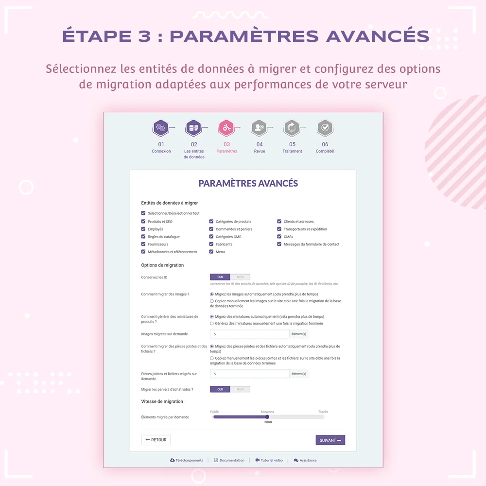 Présenter le module de migration PrestaShop