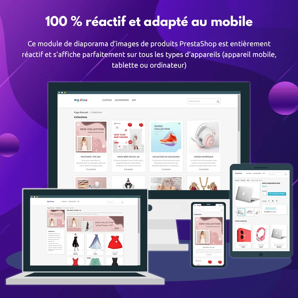 Présentez le module de vitrine de produits PrestaShop