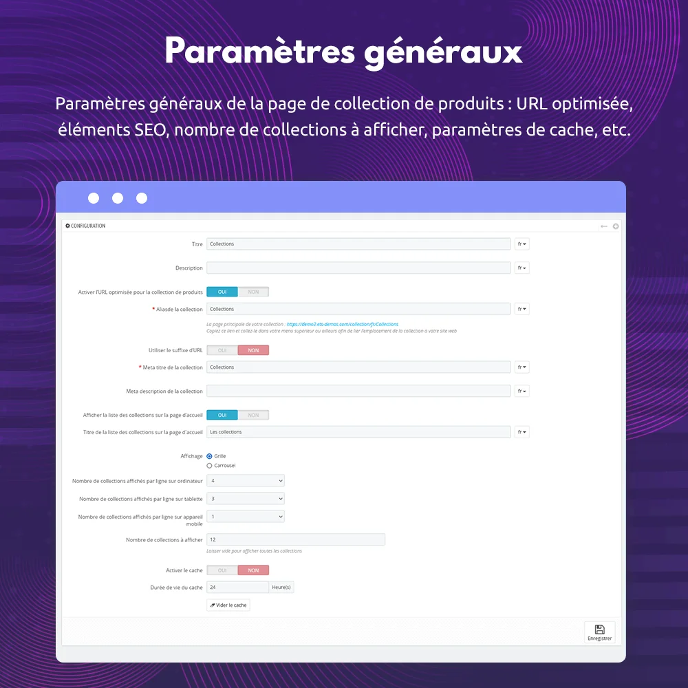 Présentez le module de vitrine de produits PrestaShop