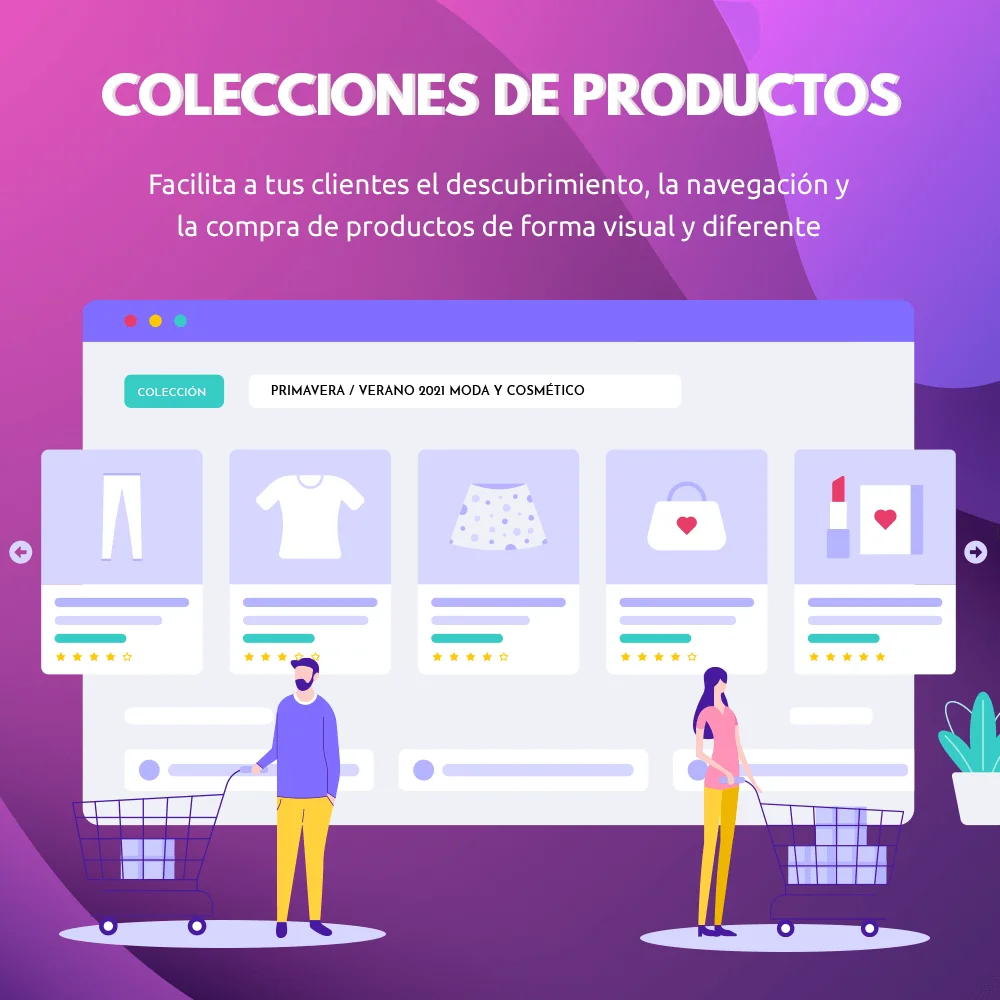 Presente el módulo de exhibición de productos de PrestaShop