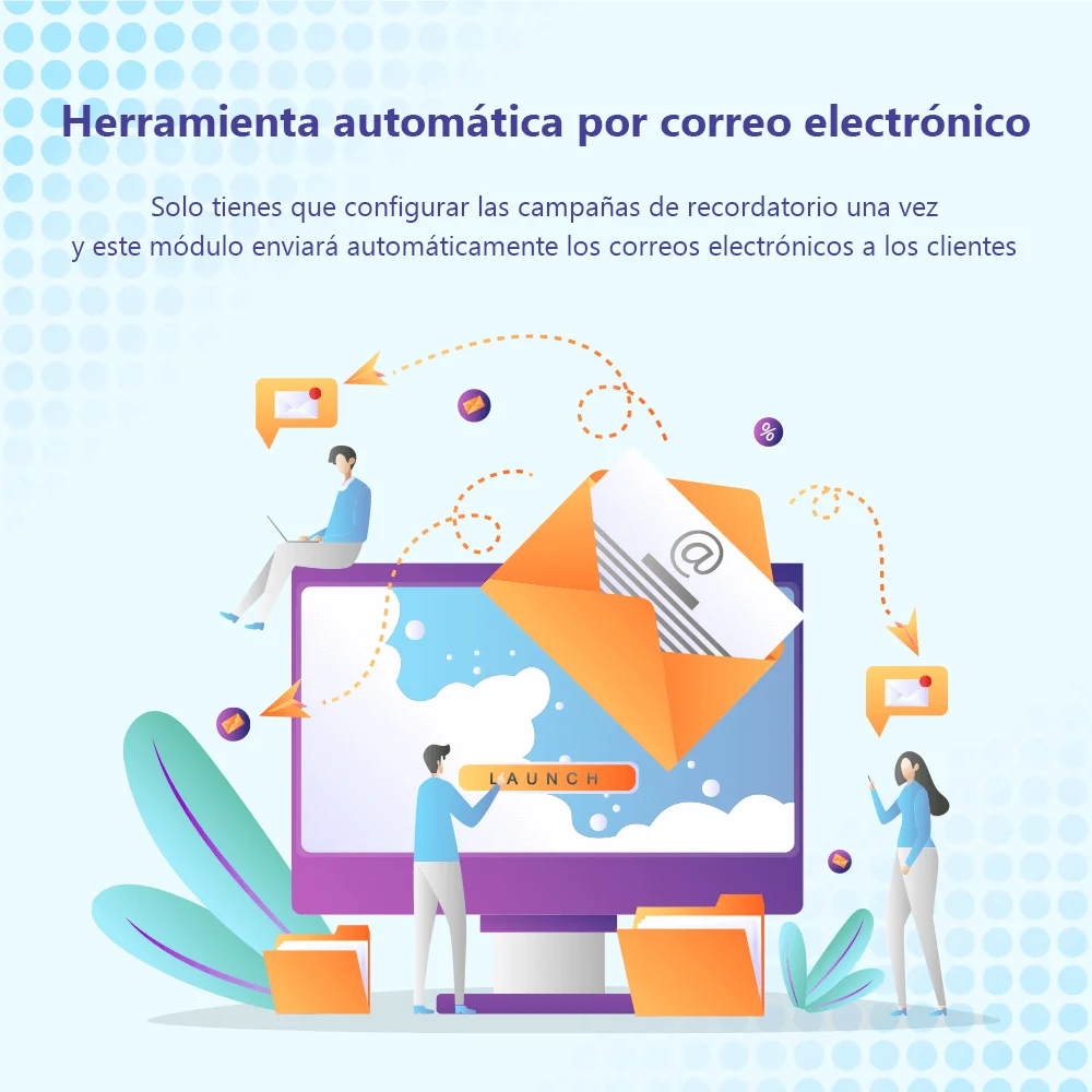 Presentación del sistema de correo electrónico automático en el módulo PrestaShop de recordatorio de carrito abandonado