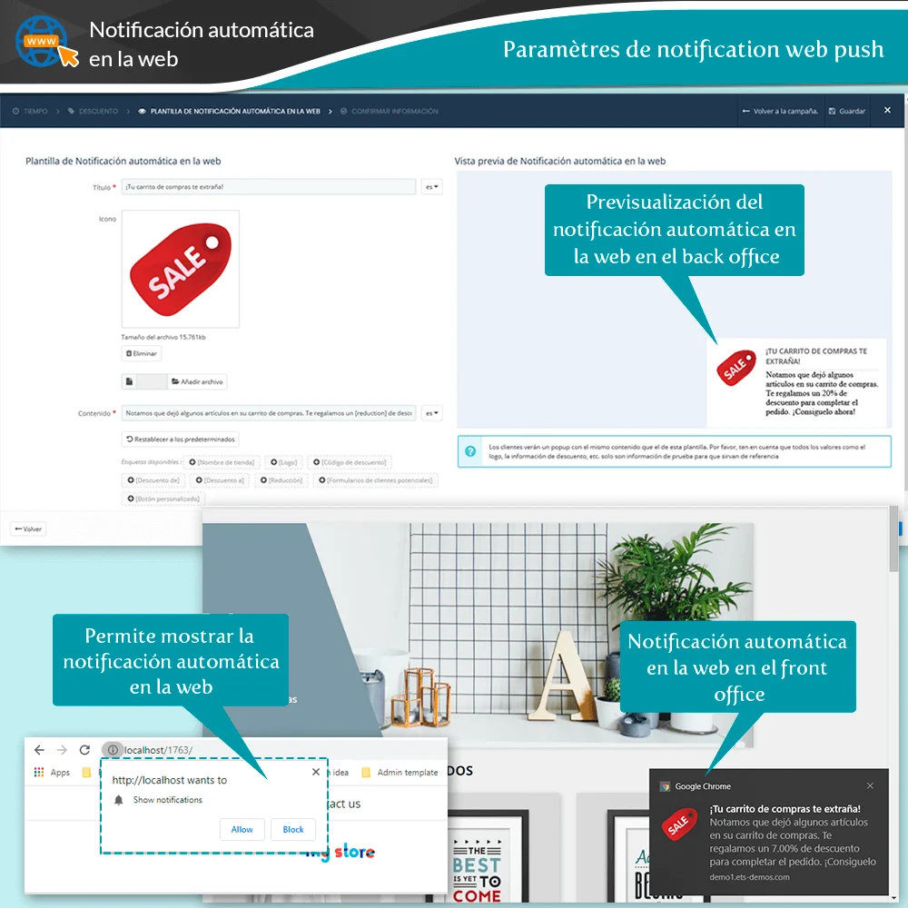 Presentación del módulo PrestaShop de recordatorio de carrito abandonado