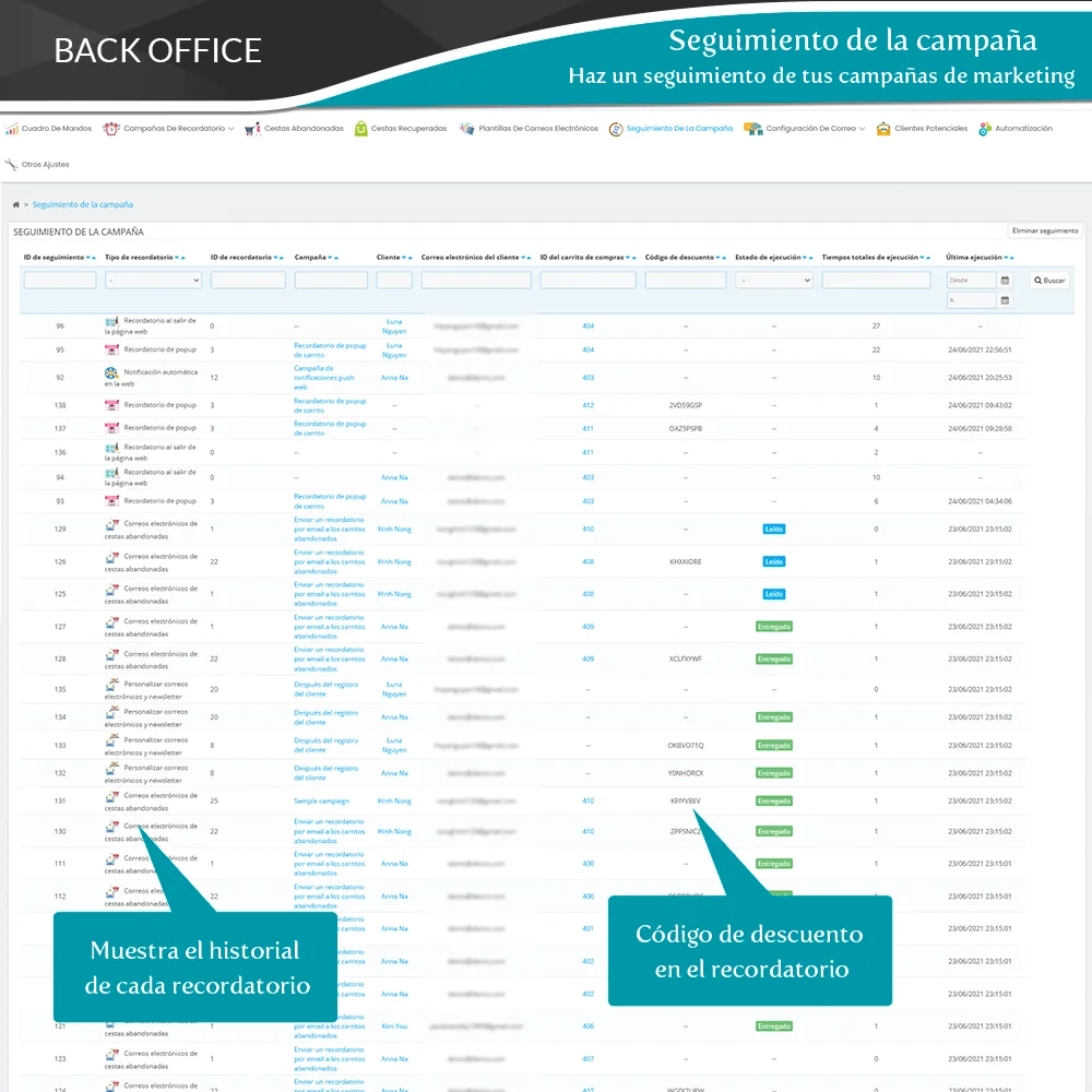 Presentación del módulo PrestaShop de recordatorio de carrito abandonado