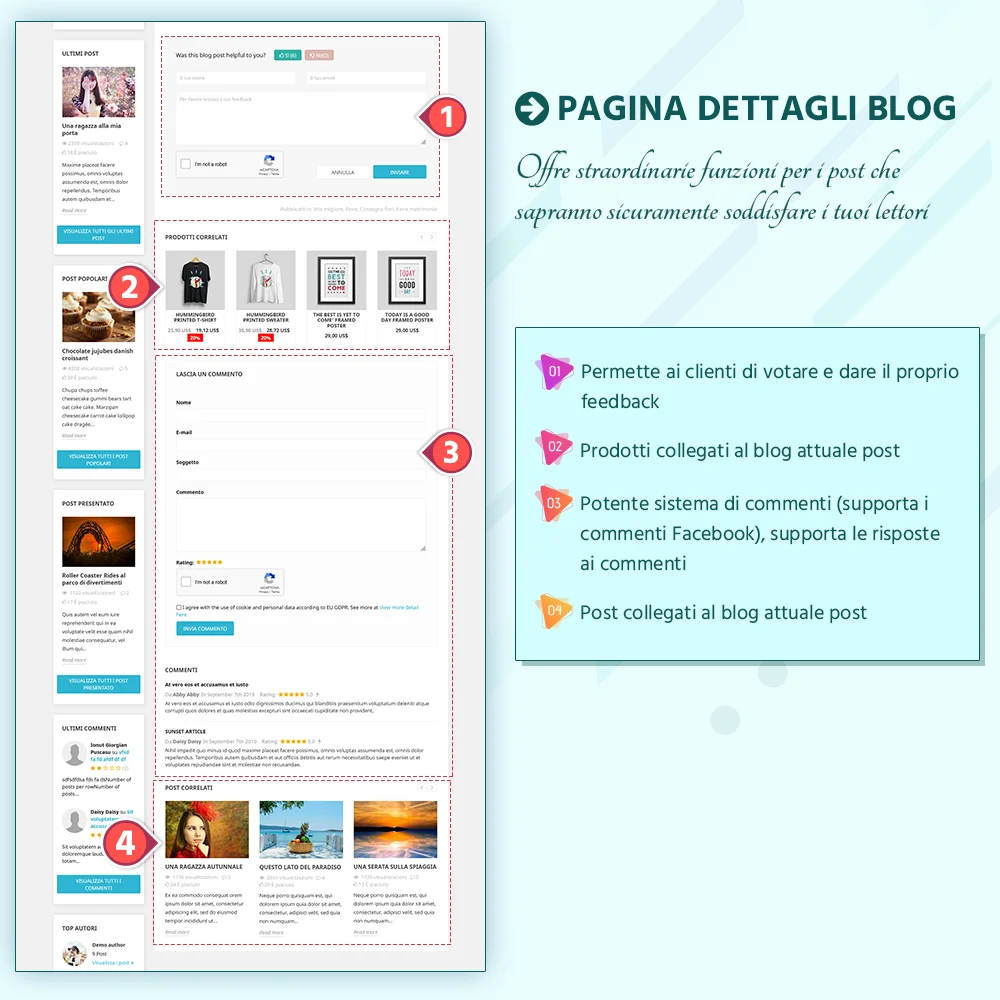 Presentazione di BLOG - Modulo blog All In 1 per PrestaShop