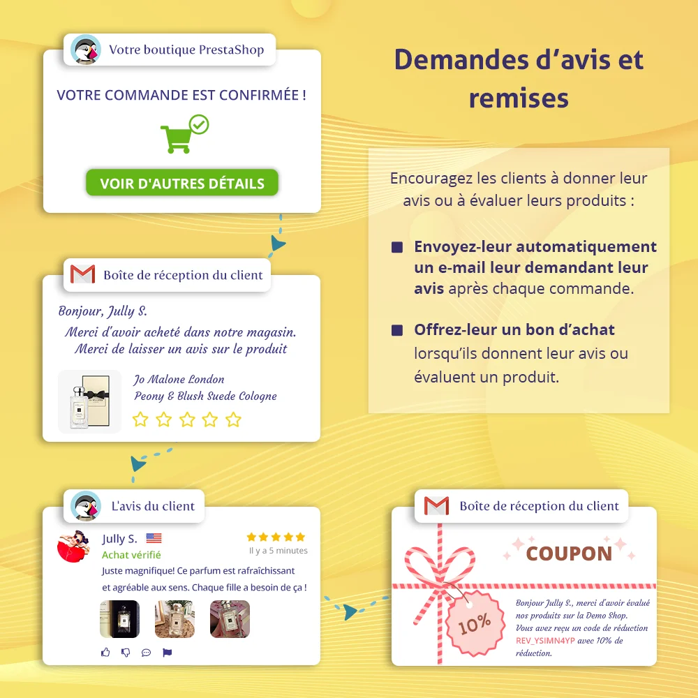 Présentez le module d'avis clients PrestaShop