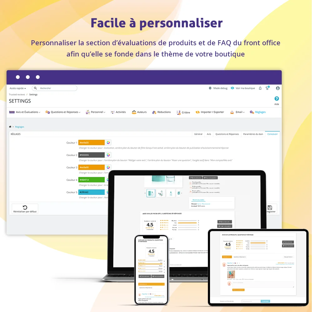 Présentez le module d'avis clients PrestaShop