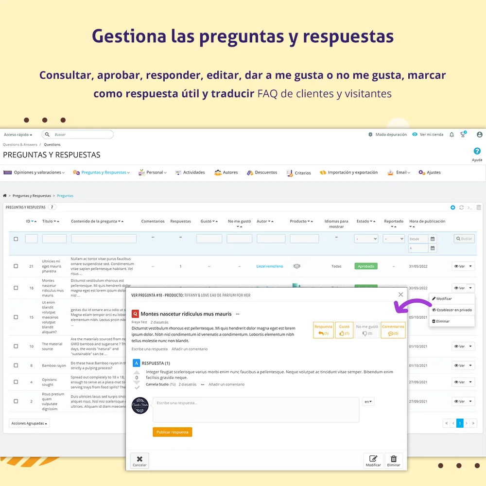 Presentar el módulo de reseñas de clientes de PrestaShop