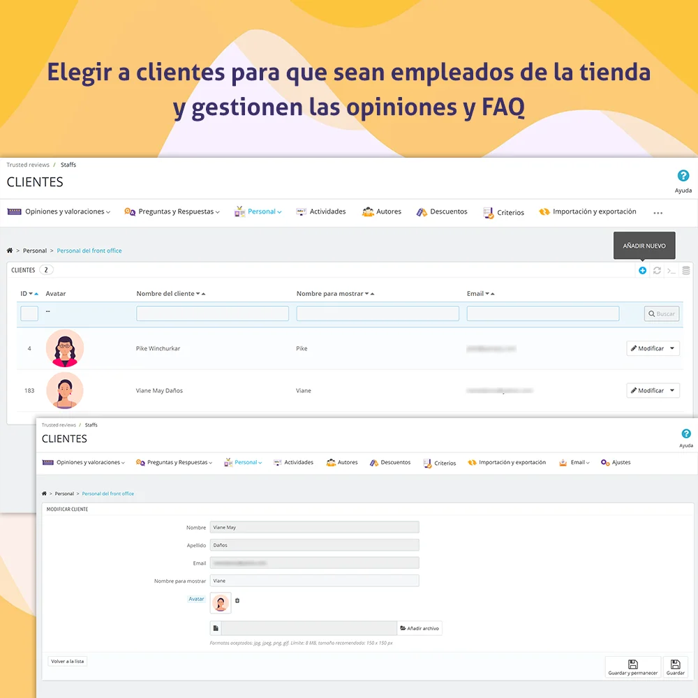 Presentar el módulo de reseñas de clientes de PrestaShop