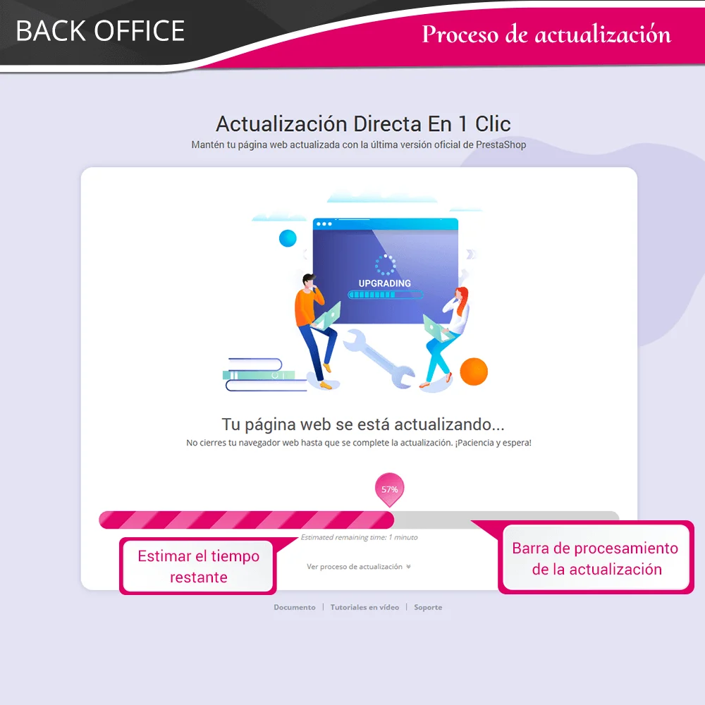 Proceso de actualización