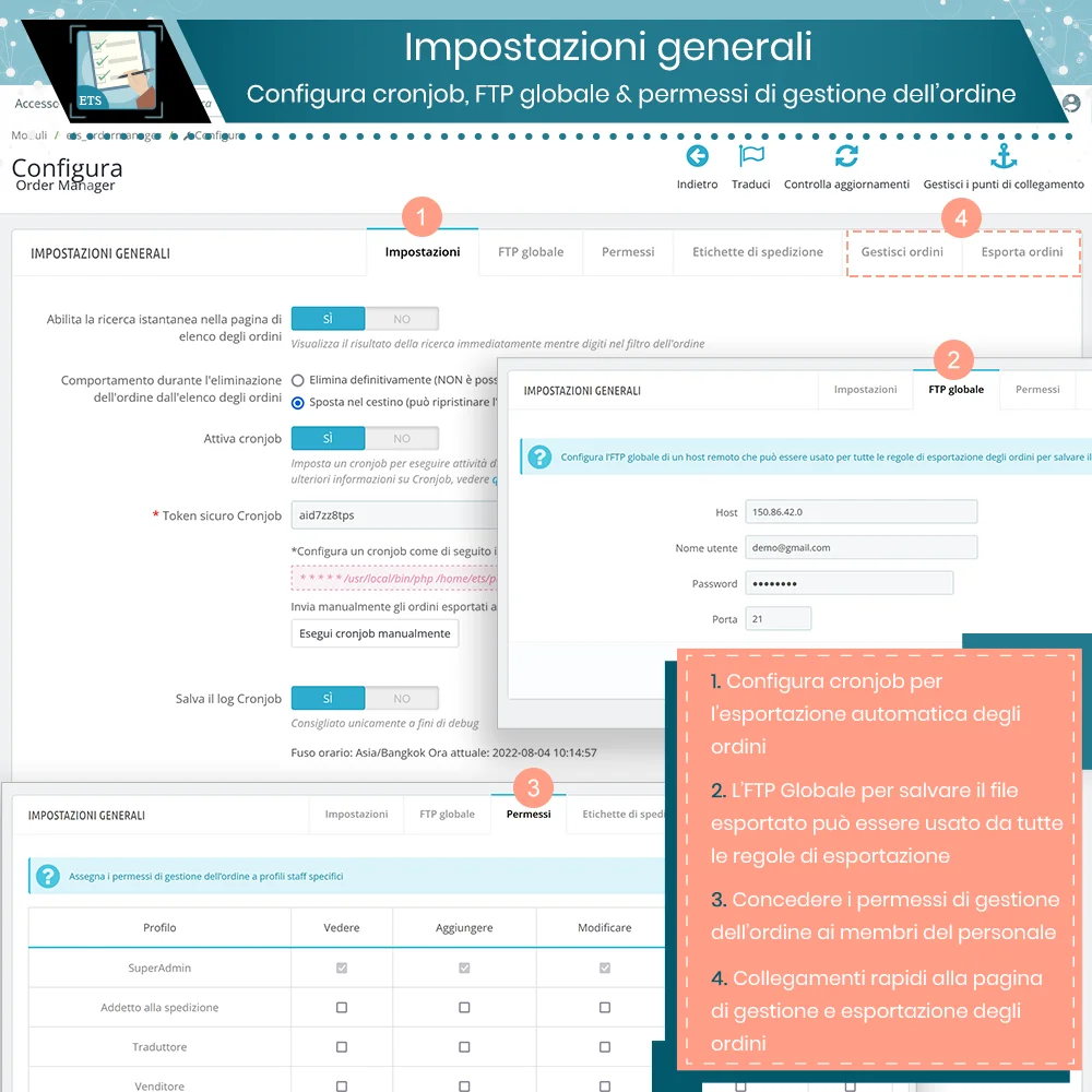 Presentiamo il modulo esporta ordini PrestaShop