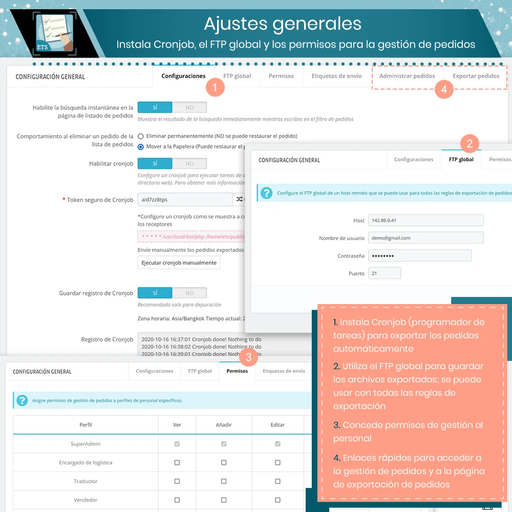 Presentamos el módulo de exportación de pedidos de PrestaShop