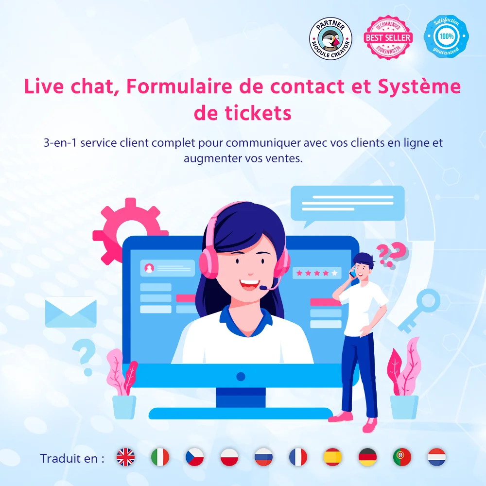 Présentez le module de chat en direct PrestaShop