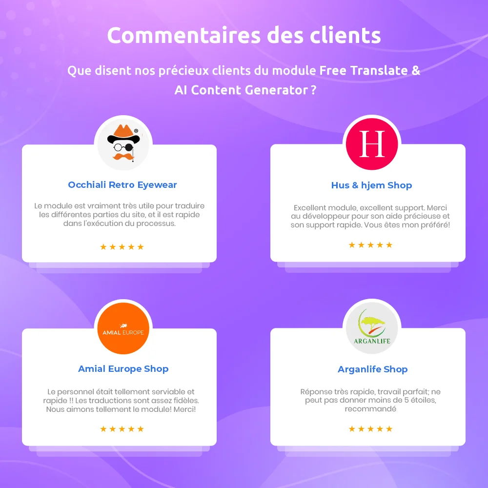 Présentez le module de traduction automatisée de PrestaShop