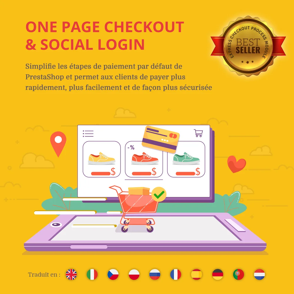 Présentation du module de paiement en une seule page PrestaShop