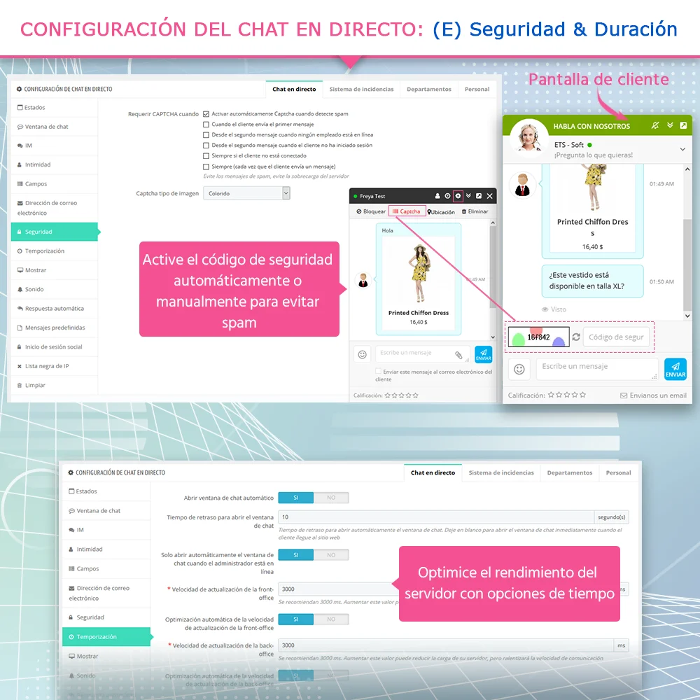 Presentar el módulo de chat en vivo de PrestaShop