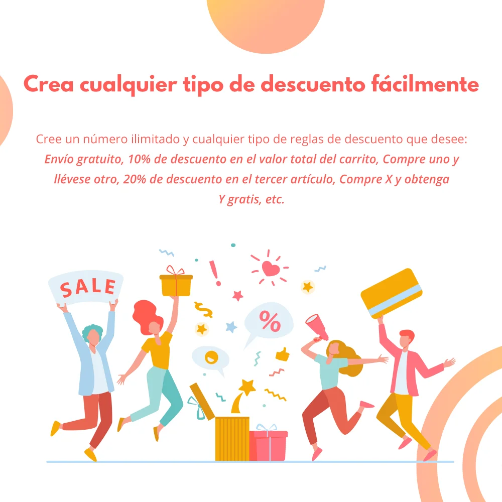 Crea fácilmente cualquier tipo de descuento con el módulo de promoción y descuento de PrestaShop Crea fácilmente cualquier tipo de descuento con el módulo de promoción y descuento de PrestaShop