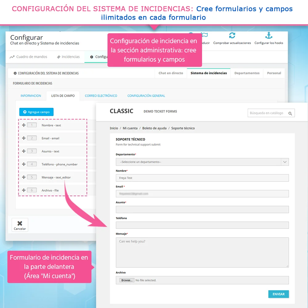 Presentar el módulo de chat en vivo de PrestaShop