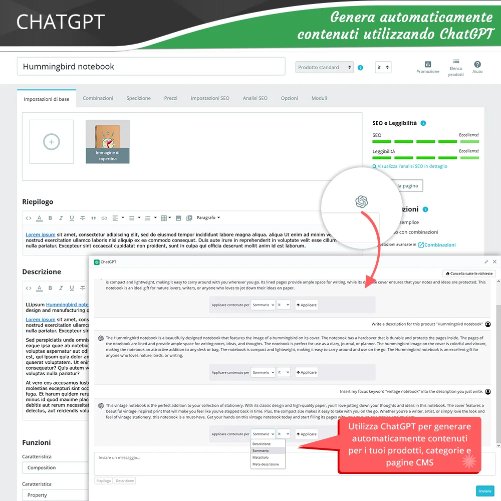 Presentazione di "SEO Audit" - un modulo Prestashop SEO completo di tutto per il SEO