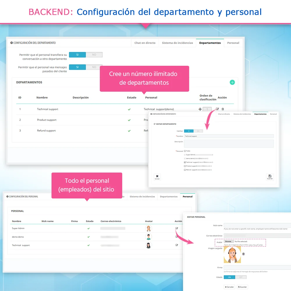 Presentar el módulo de chat en vivo de PrestaShop
