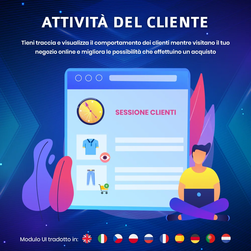 Introduce PrestaShop customer tracking module