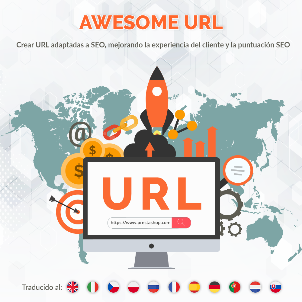 Presentación del módulo de URL y redireccionamiento de PrestaShop
