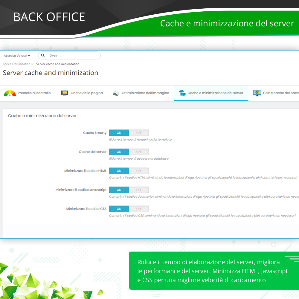 Presenta il modulo di ottimizzazione della velocità di PrestaShop
