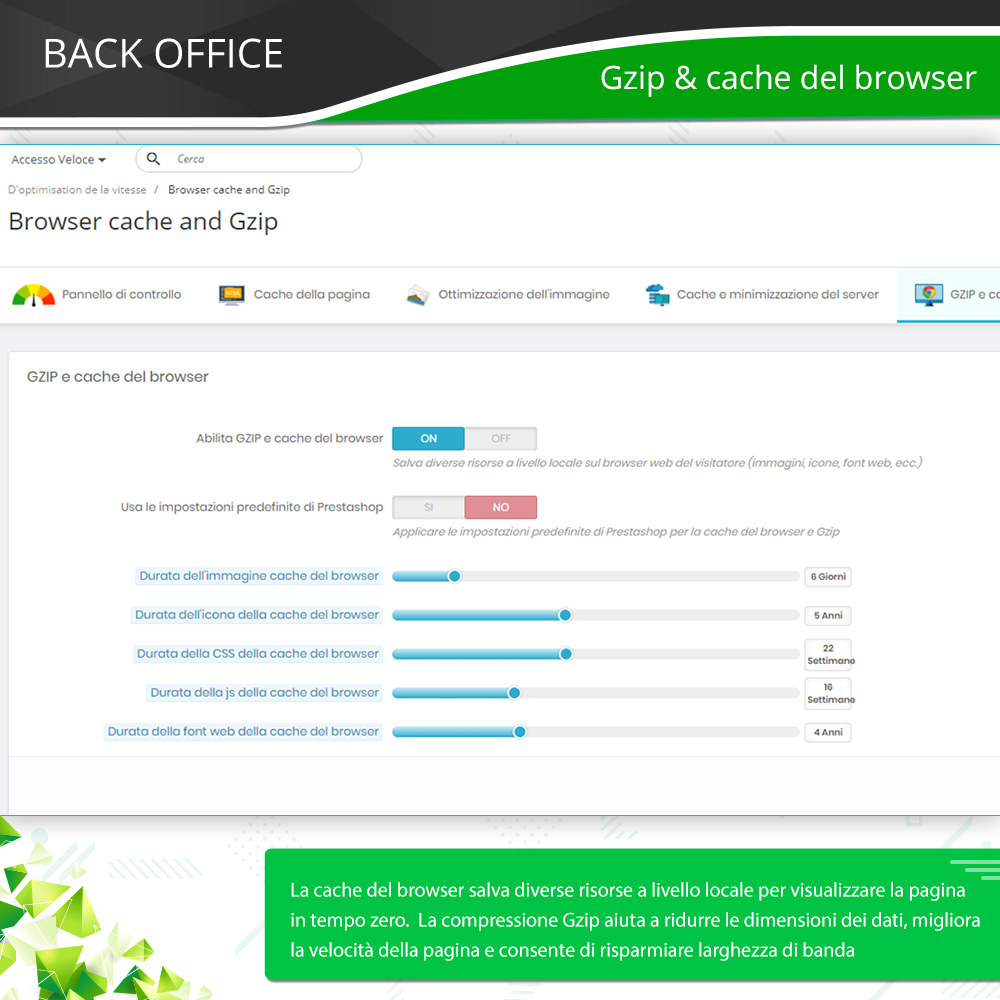 Presenta il modulo di ottimizzazione della velocità di PrestaShop