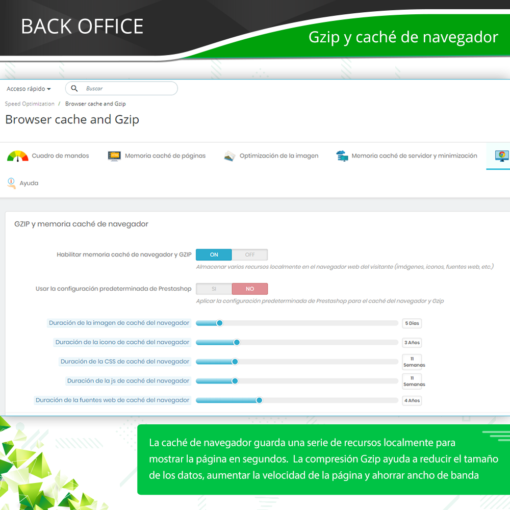Introducir el módulo de optimización de velocidad de PrestaShop