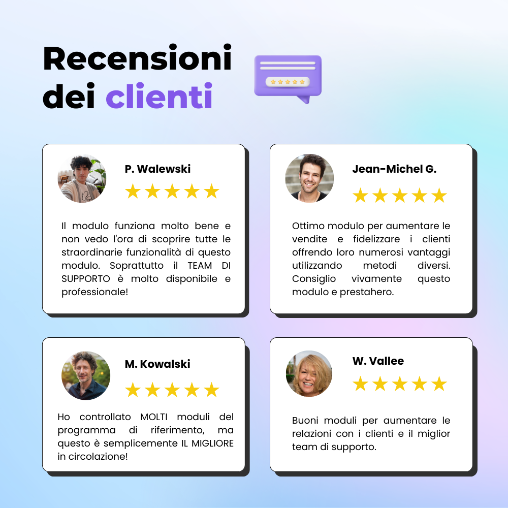 Presenta il modulo di affiliazione PrestaShop