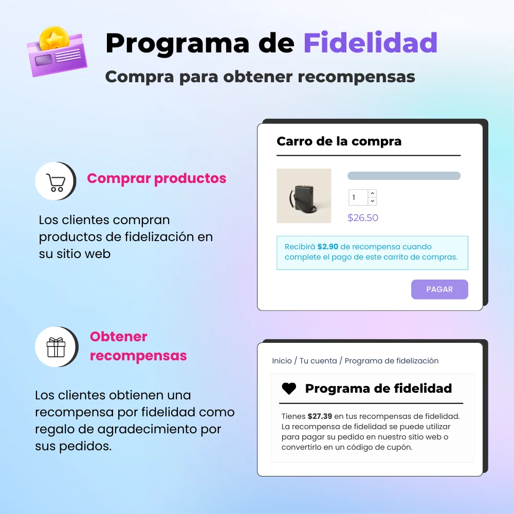 Introduciendo el programa de fidelización en el módulo.