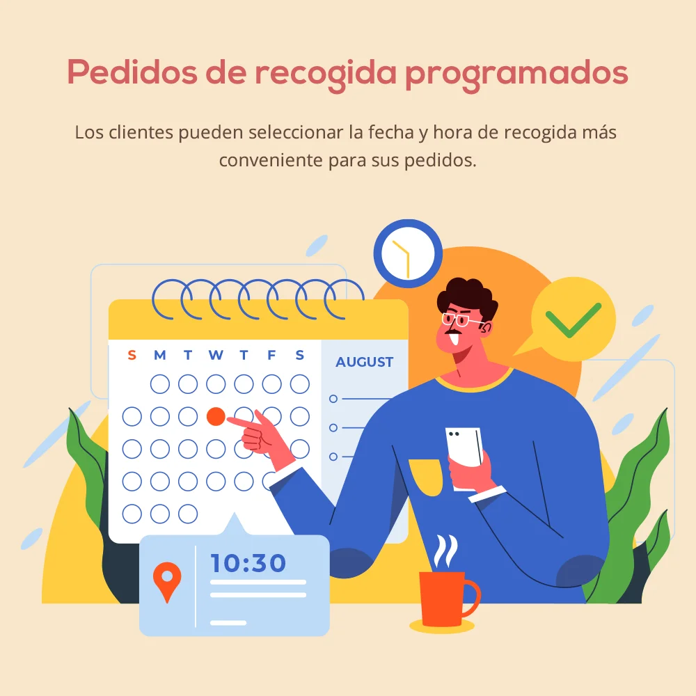 Pedidos de recogida programados