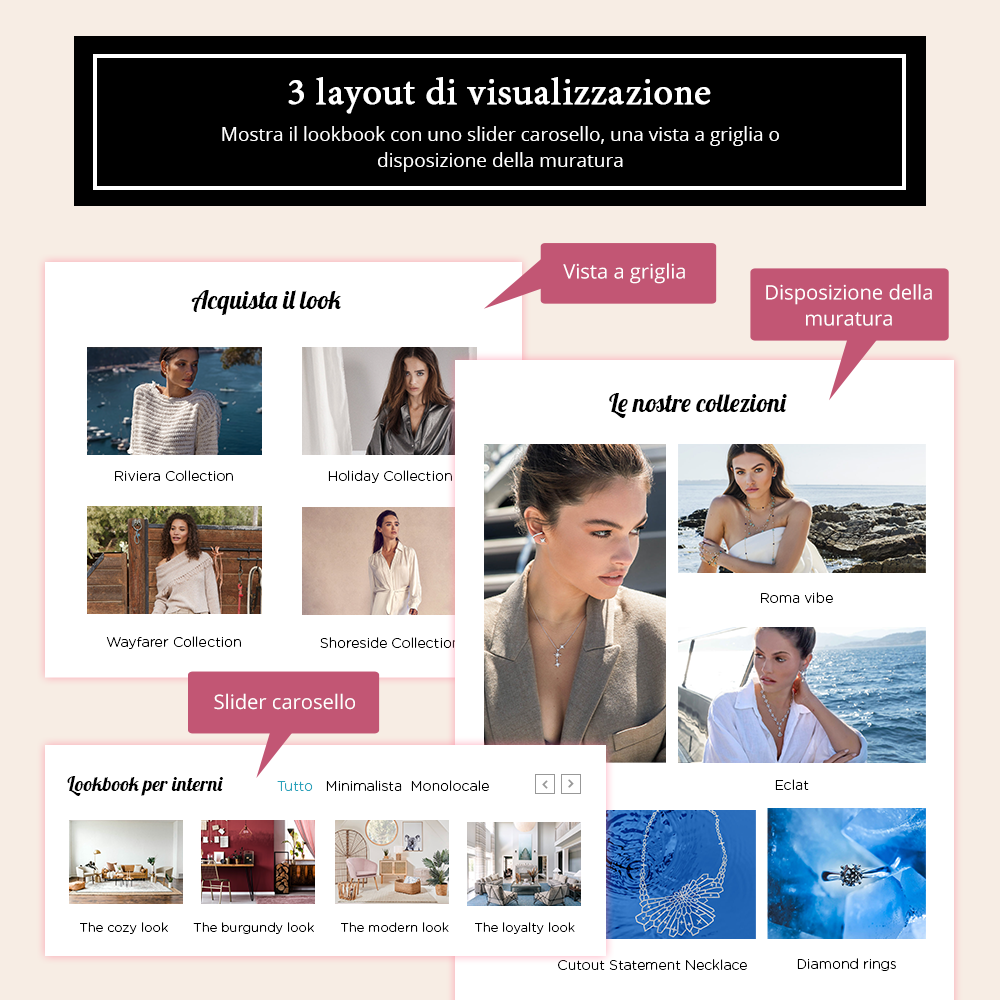 PrestaShop shopping image gallery module supports 2 display layouts PrestaShop shopping image gallery module supports 2 display layouts