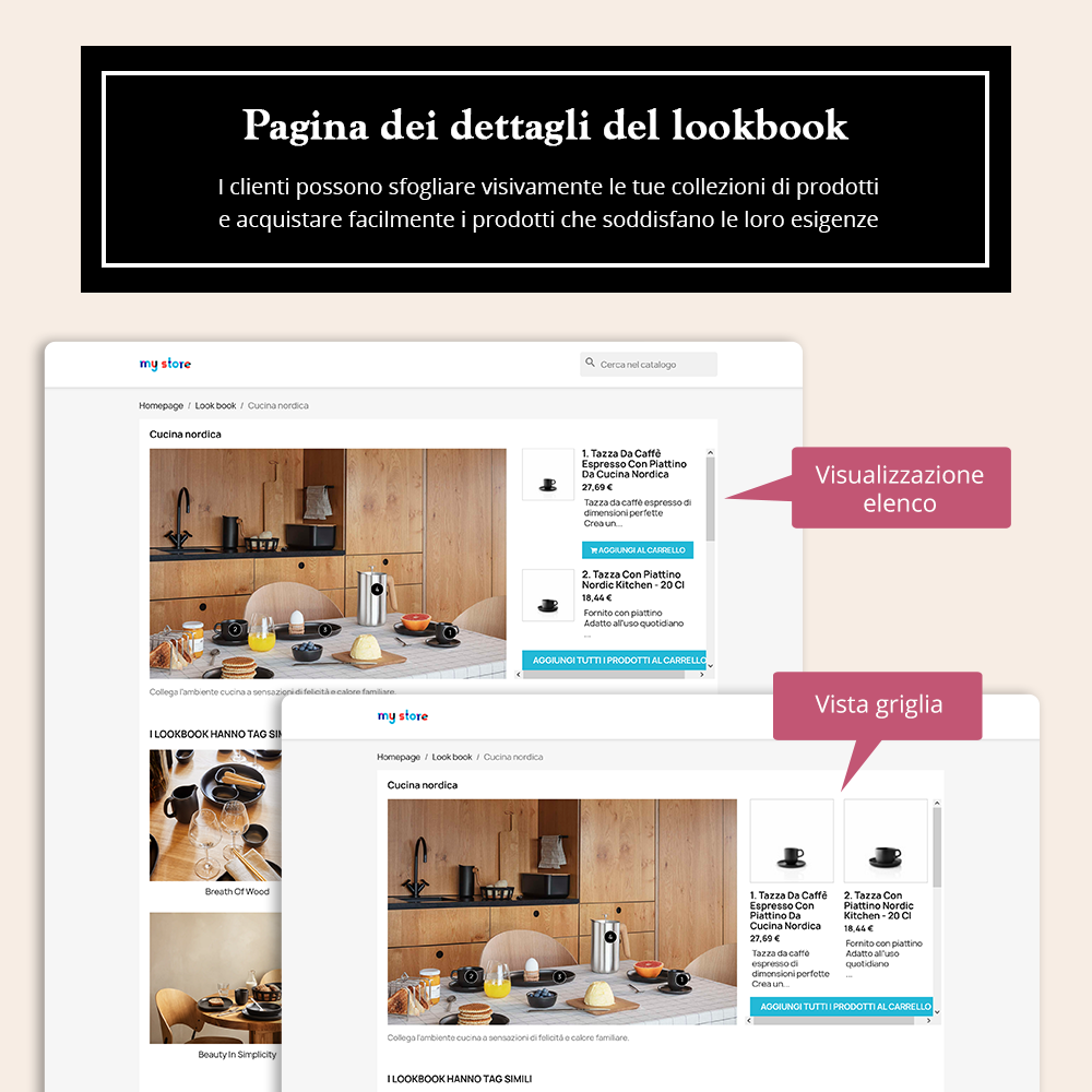 Lookbook detail page Lookbook detail page