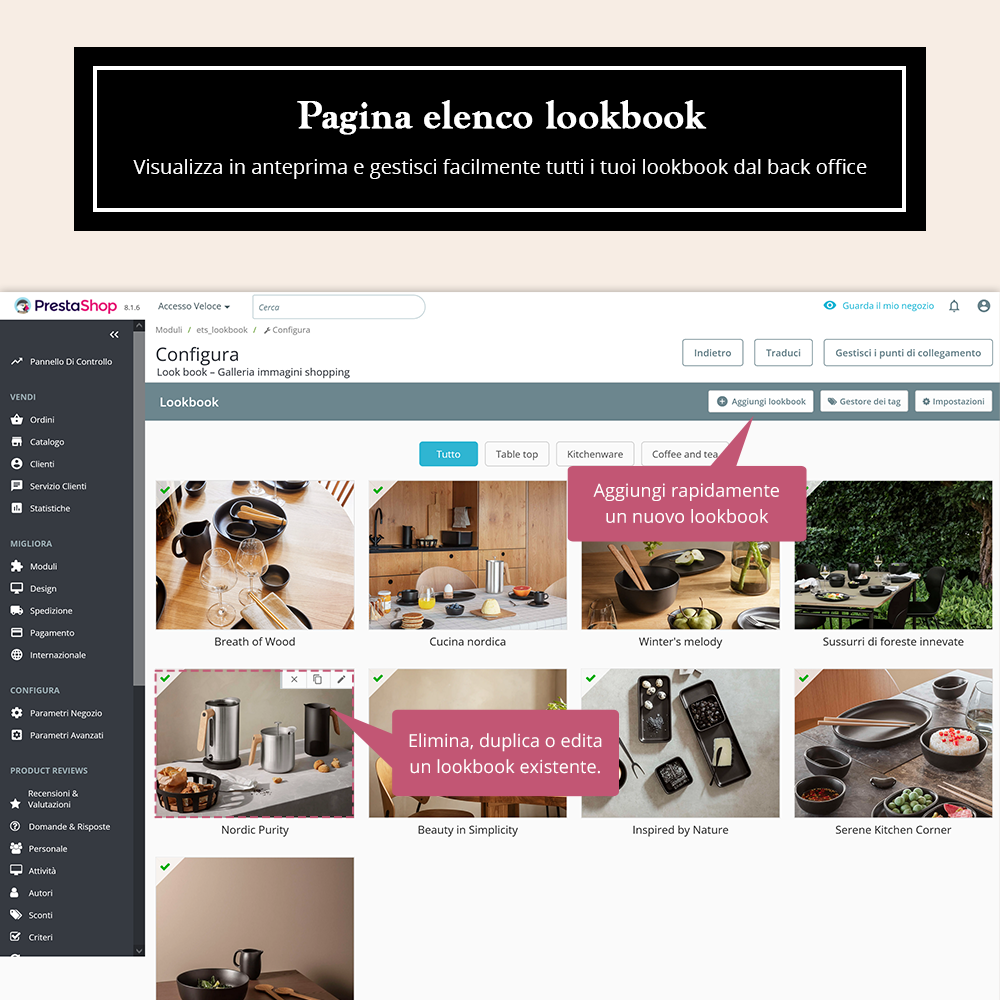Introduce PrestaShop product collection showcase module