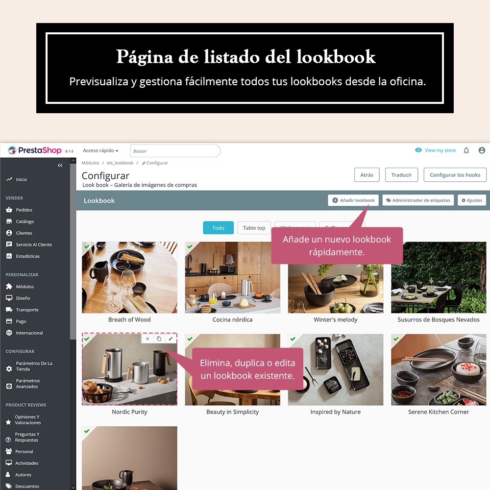 Introduce PrestaShop product collection showcase module
