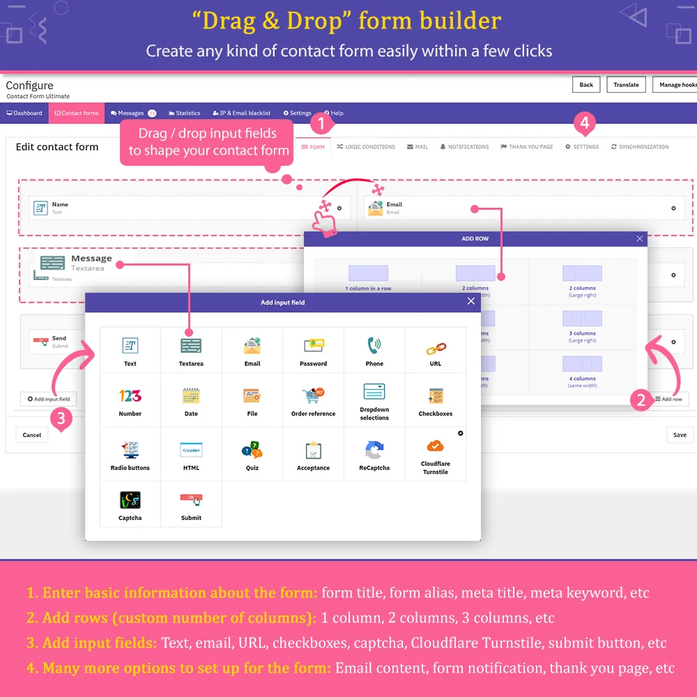 Trình tạo mẫu PrestaShop kéo và thả Trình tạo mẫu PrestaShop kéo và thả