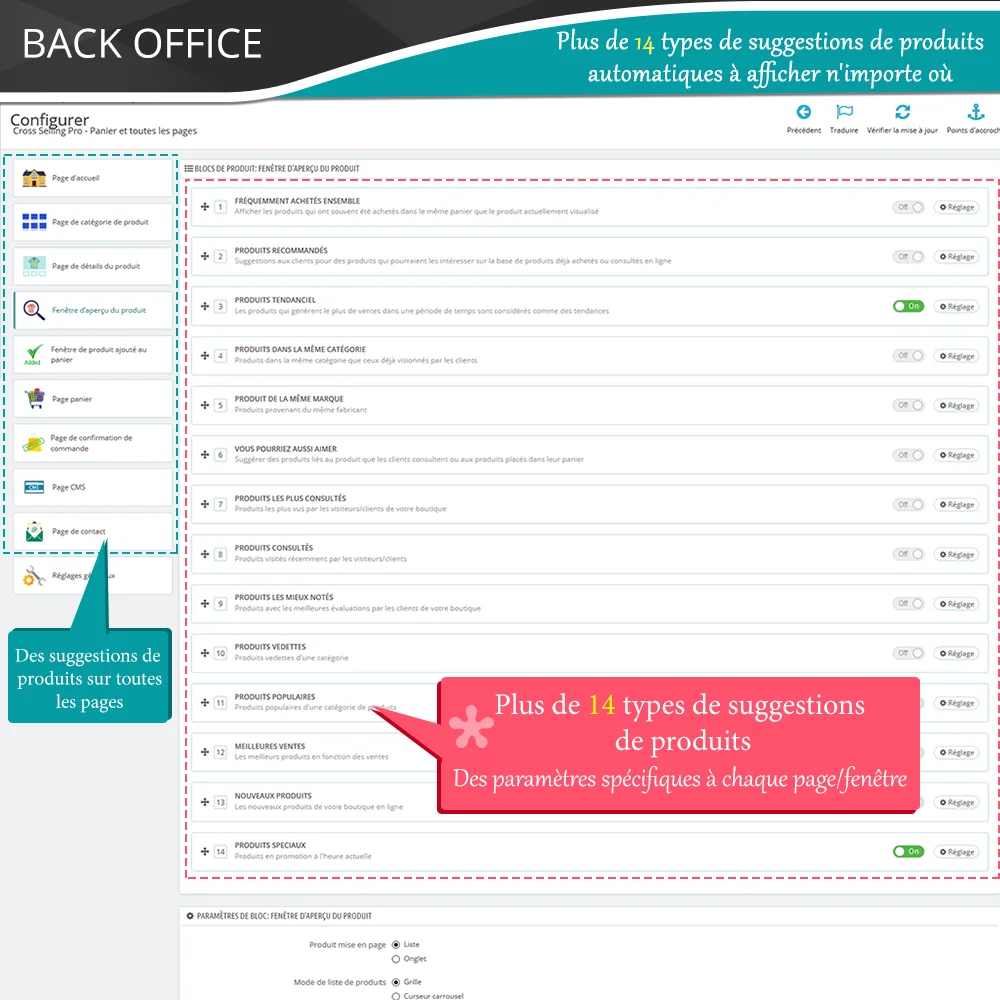 Présentez le module de vente croisée PrestaShop