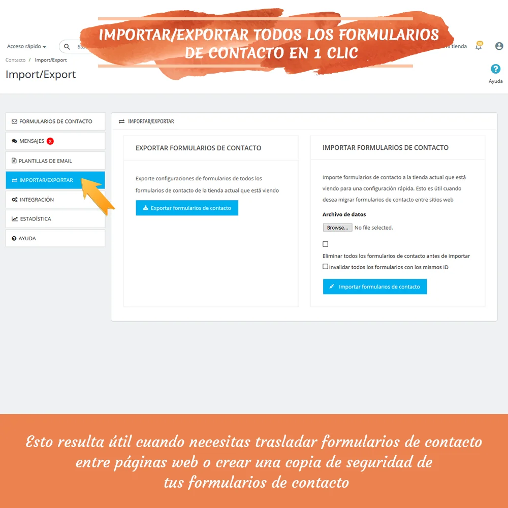 Presentando "Contact Form 7": Potente módulo de formulario de contacto para PrestaShop