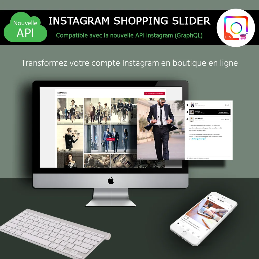 Présenter le module Instagram pour PrestaShop Présenter le module Instagram pour PrestaShop
