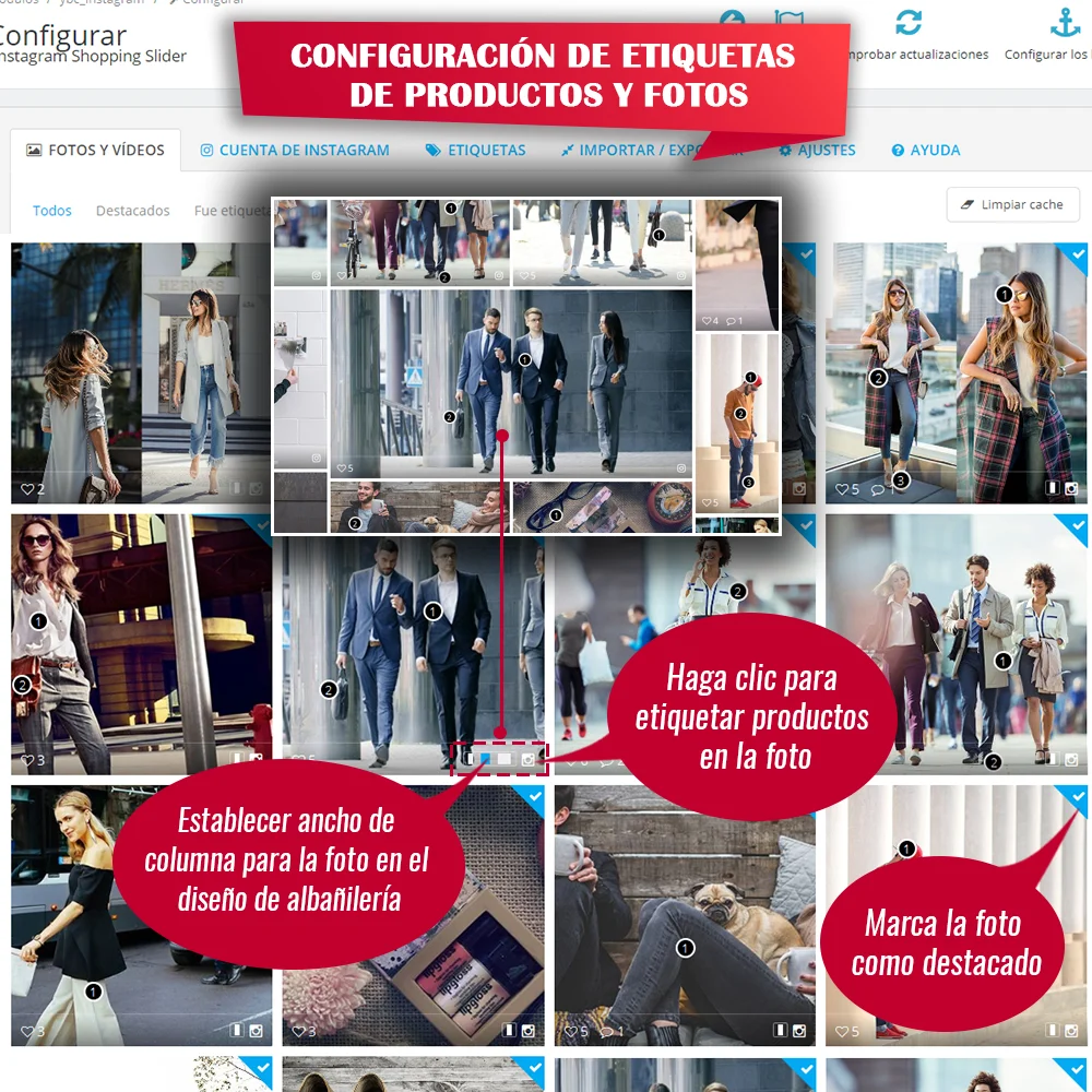 Presentar el módulo de Instagram para PrestaShop