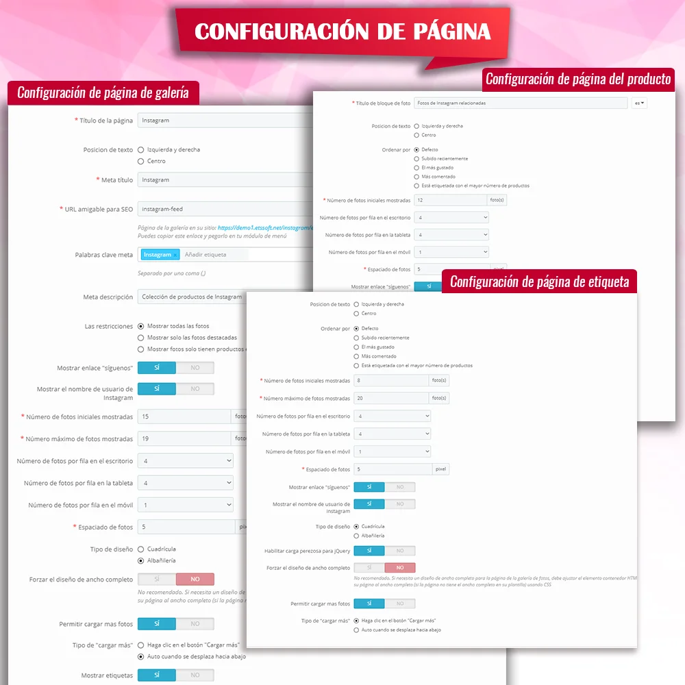 Presentar el módulo de Instagram para PrestaShop
