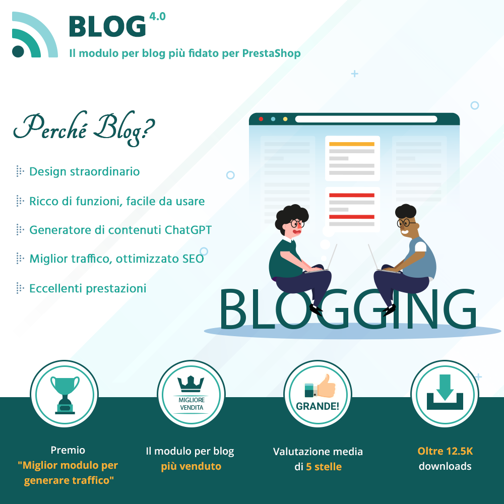 Presentazione di BLOG - Modulo blog All In 1 per PrestaShop