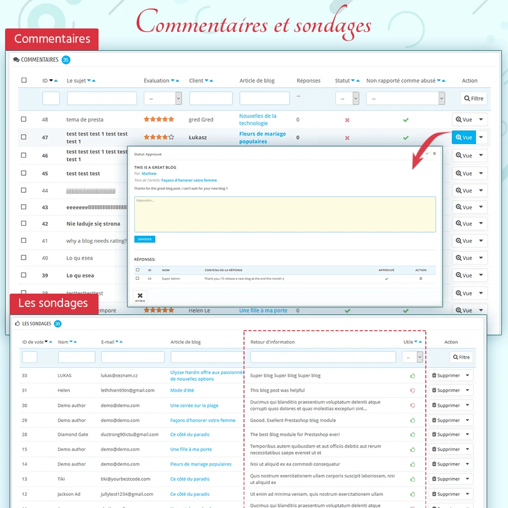 Présentation de BLOG - Module de blog tout-en-un pour PrestaShop