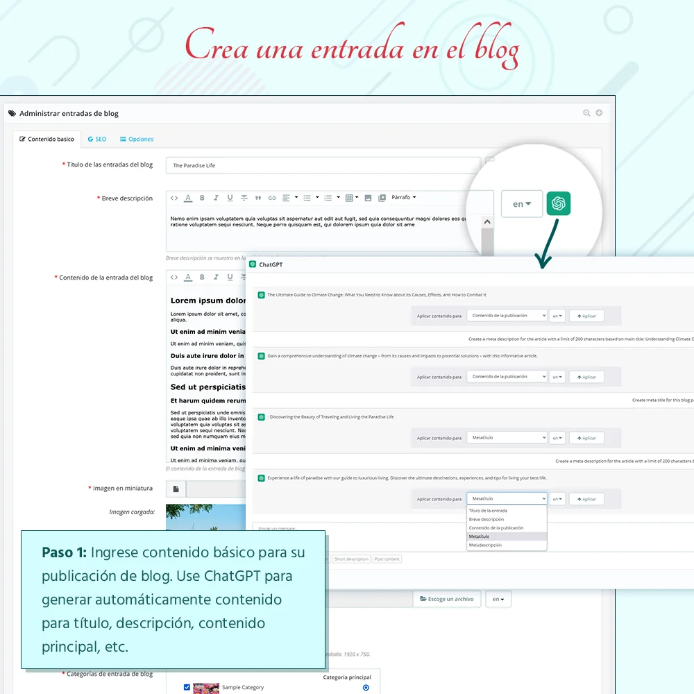Presentando BLOG - Módulo de blog "Todo en uno" para PrestaShop