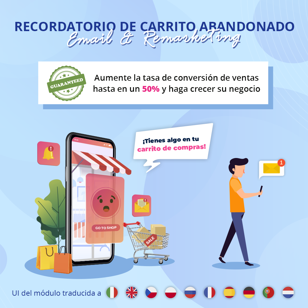 Presentación del módulo PrestaShop de recordatorio de carrito abandonado