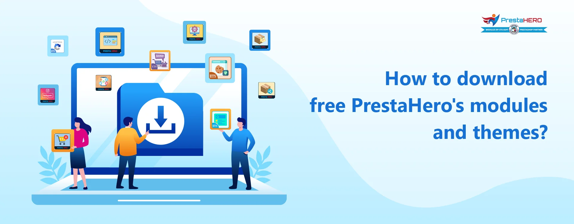 ¿Cómo descargar módulos y temas de PrestaHero gratis?