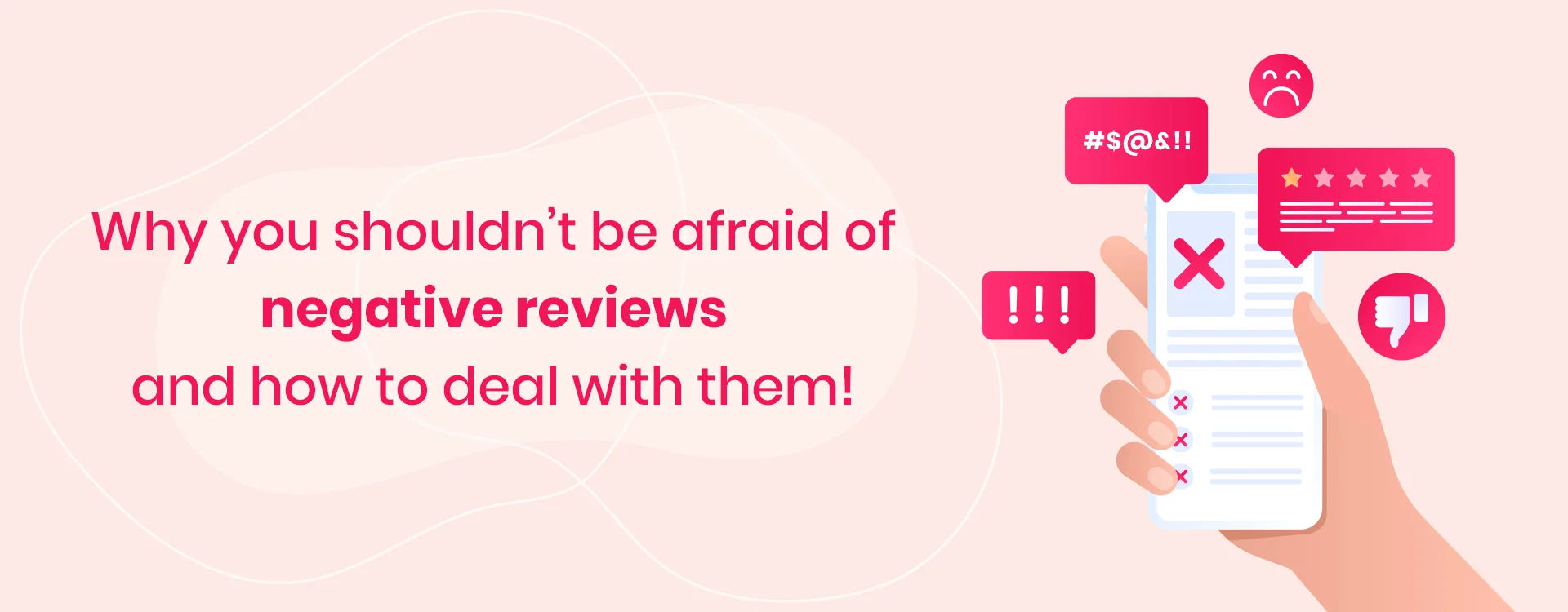 Why you shouldn't be afraid of bad feedback and how to handle it! Why you shouldn't be afraid of bad feedback and how to handle it!